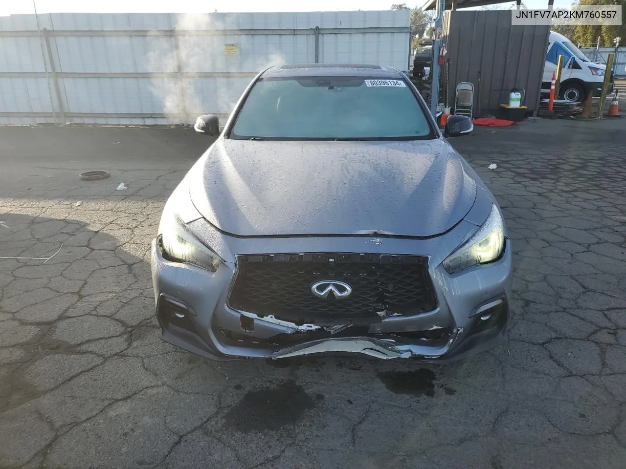 2019 Infiniti Q50 Red Sport 400 VIN: JN1FV7AP2KM760557 Lot: 80396134