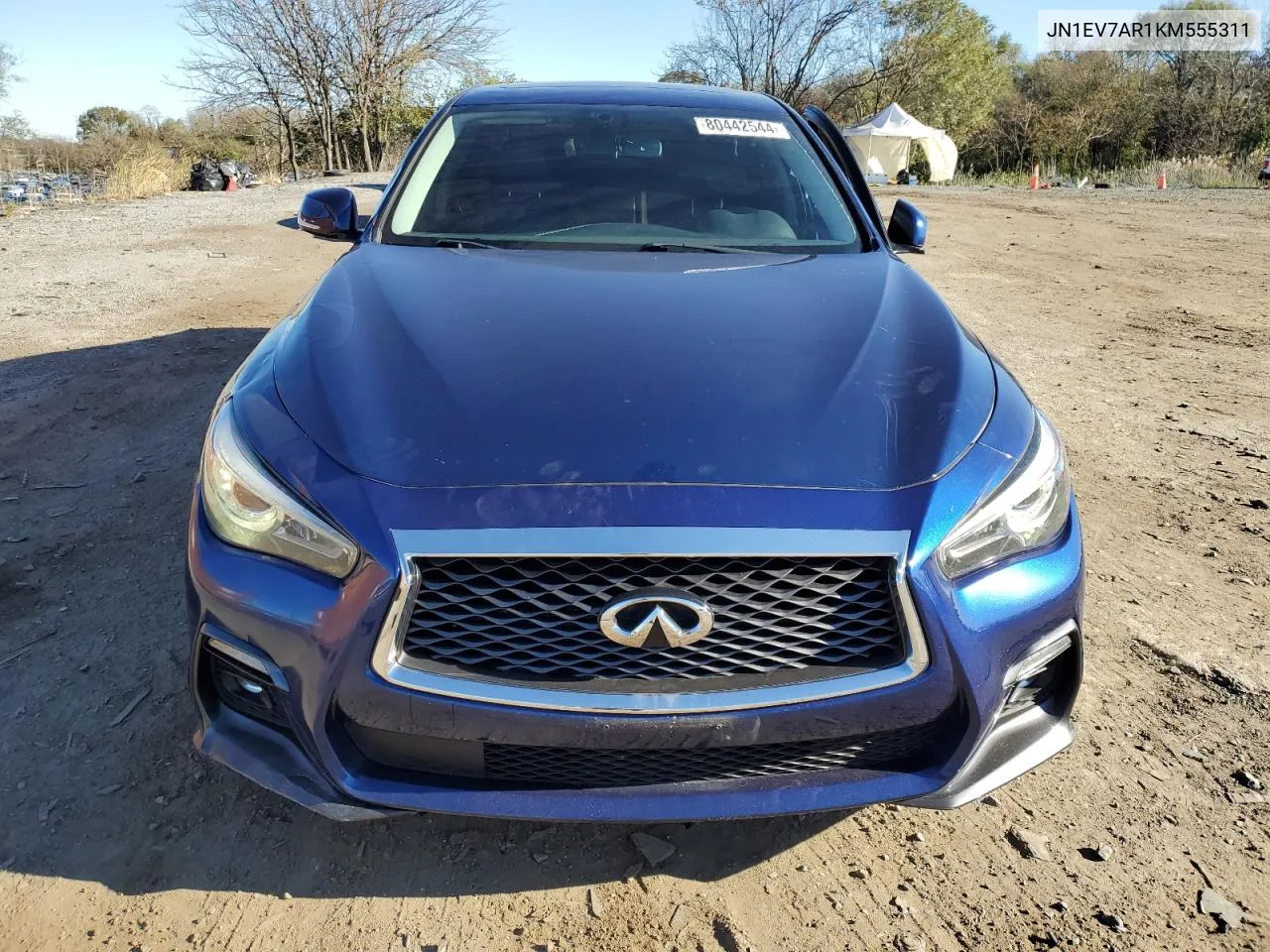 2019 Infiniti Q50 Luxe VIN: JN1EV7AR1KM555311 Lot: 80442544