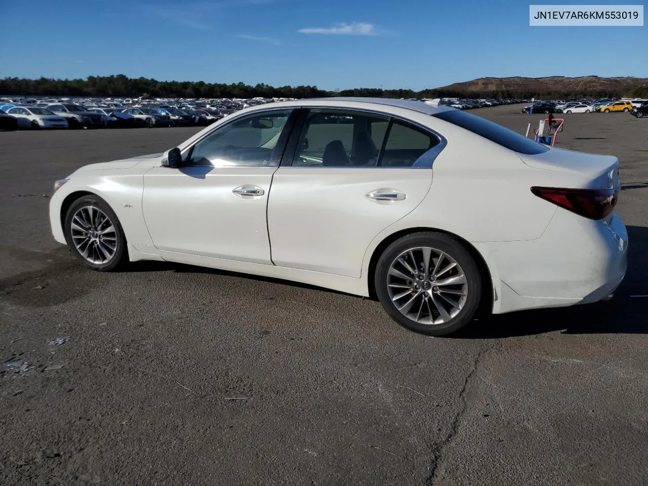 2019 Infiniti Q50 Luxe VIN: JN1EV7AR6KM553019 Lot: 80611354