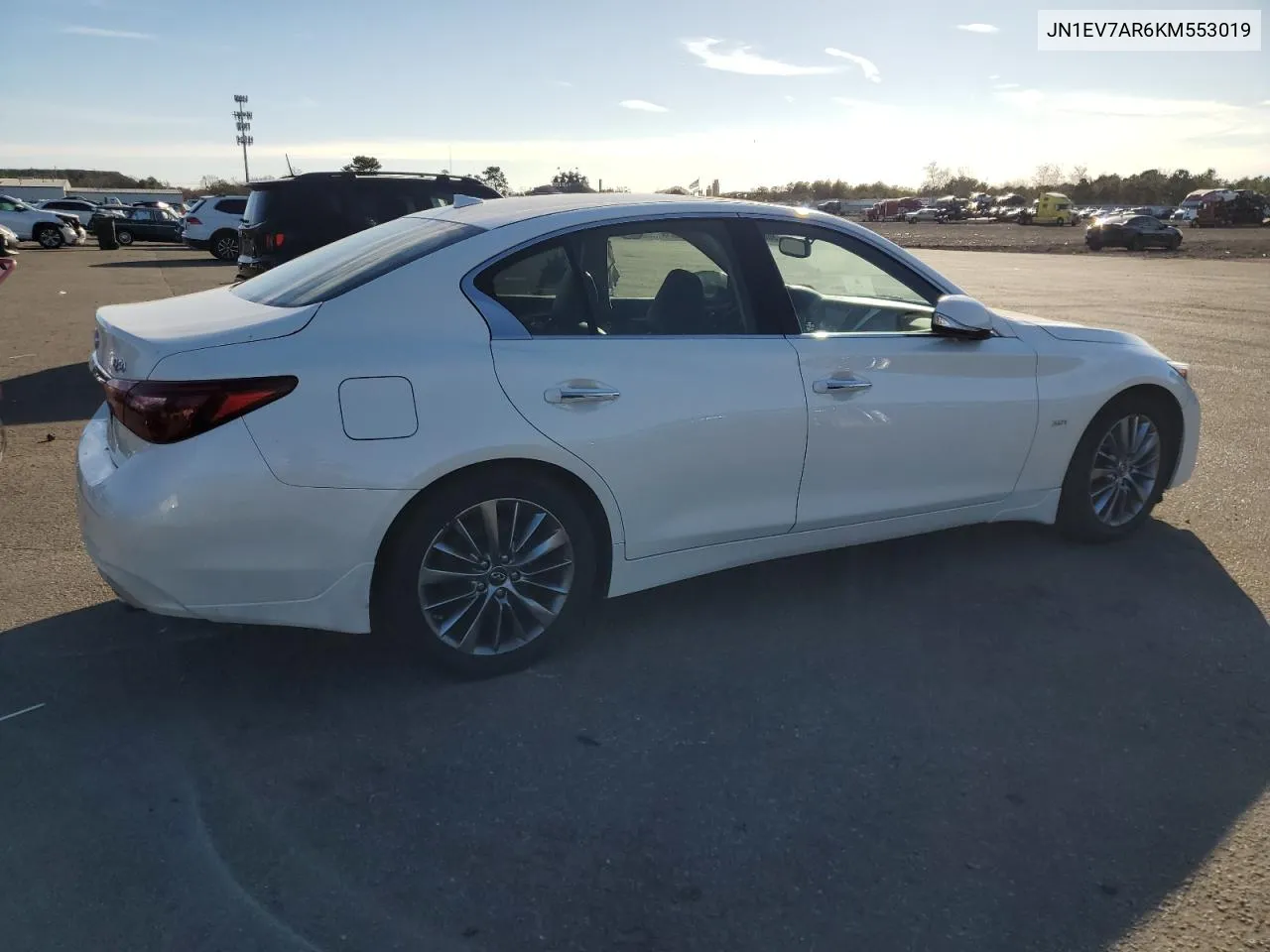 2019 Infiniti Q50 Luxe VIN: JN1EV7AR6KM553019 Lot: 80611354