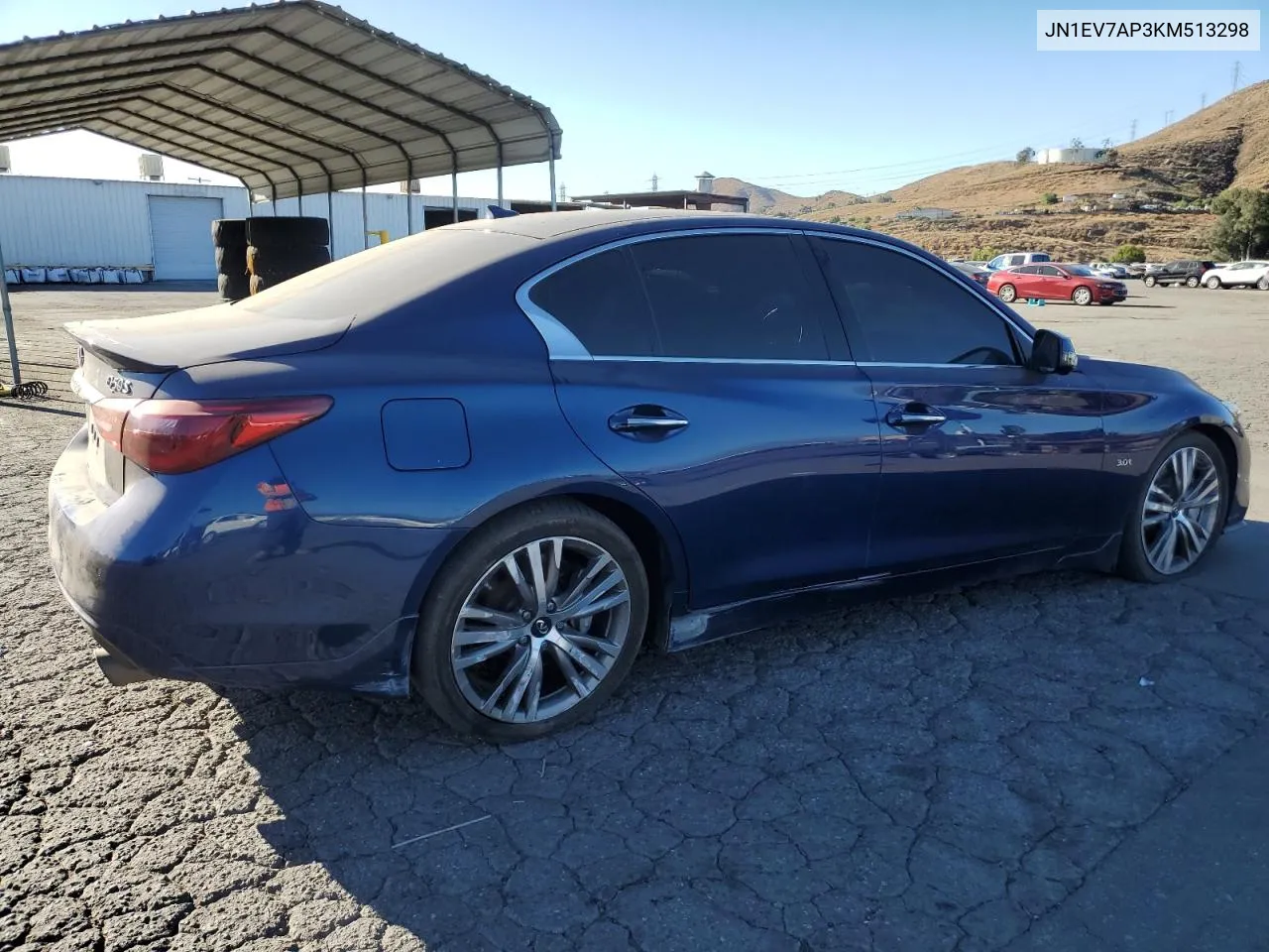 2019 Infiniti Q50 Luxe VIN: JN1EV7AP3KM513298 Lot: 81318174