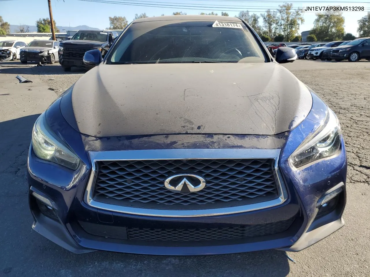 2019 Infiniti Q50 Luxe VIN: JN1EV7AP3KM513298 Lot: 81318174