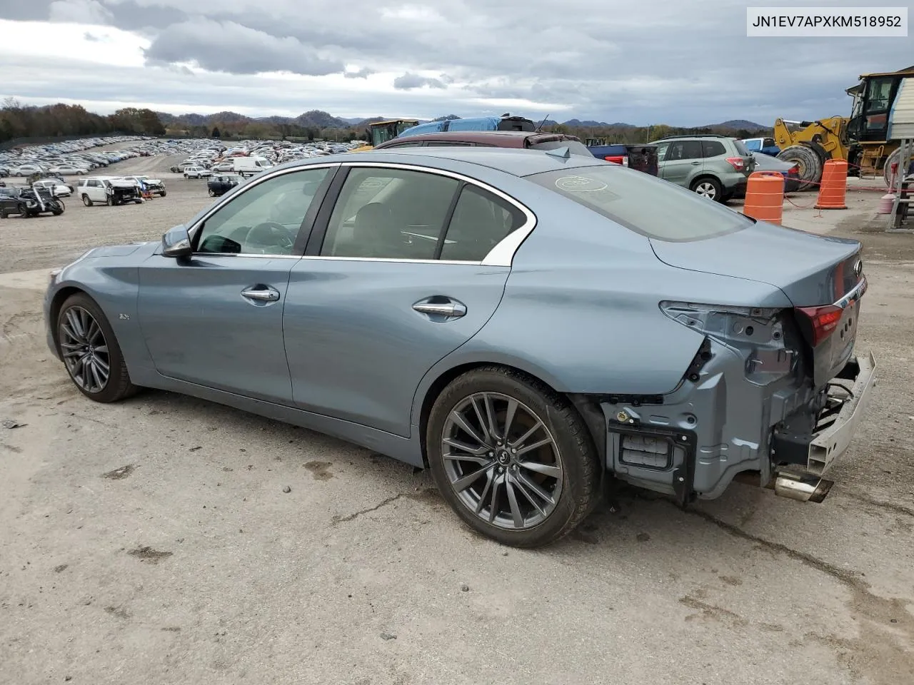 2019 Infiniti Q50 Luxe VIN: JN1EV7APXKM518952 Lot: 81794444