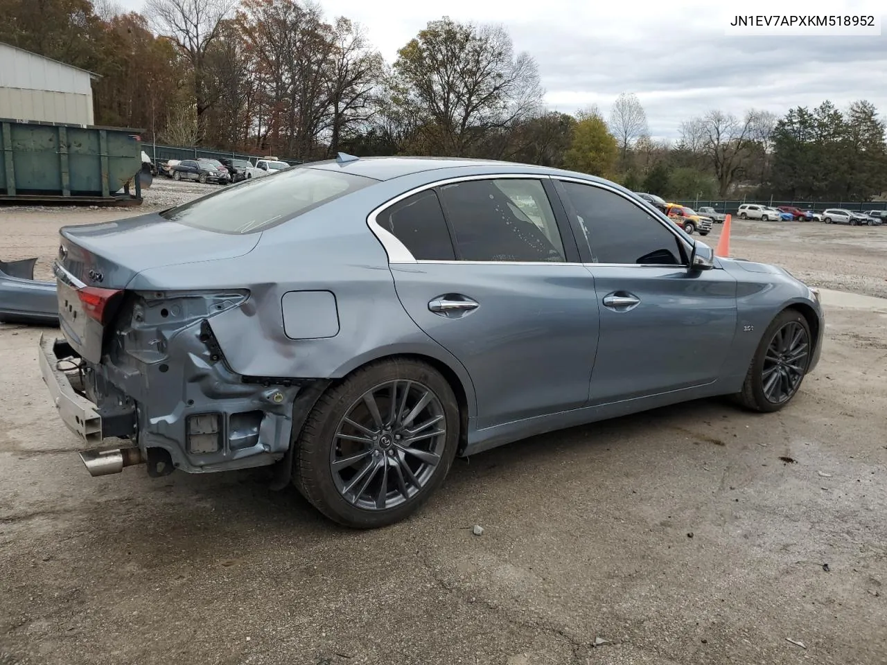 2019 Infiniti Q50 Luxe VIN: JN1EV7APXKM518952 Lot: 81794444