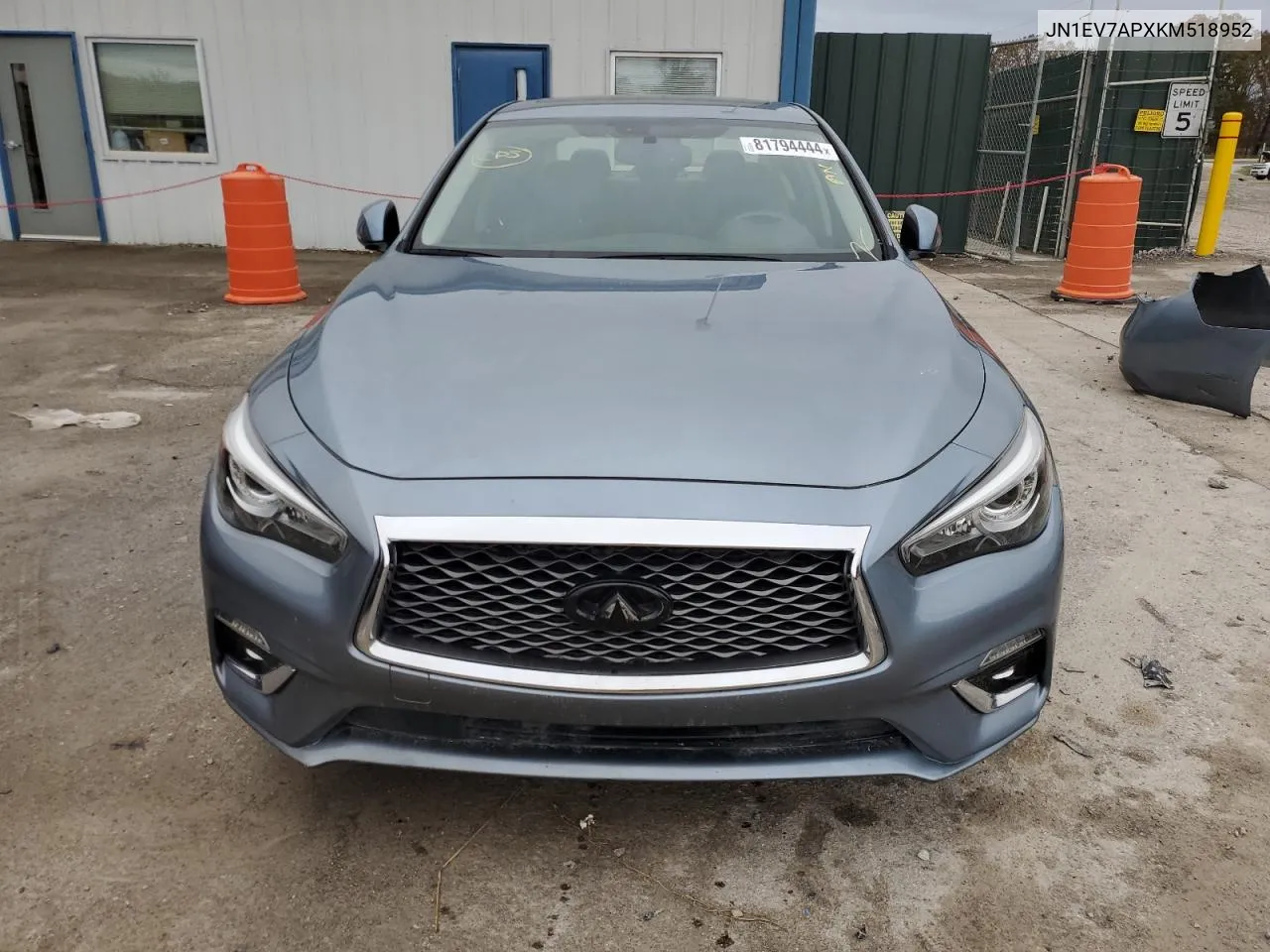 2019 Infiniti Q50 Luxe VIN: JN1EV7APXKM518952 Lot: 81794444