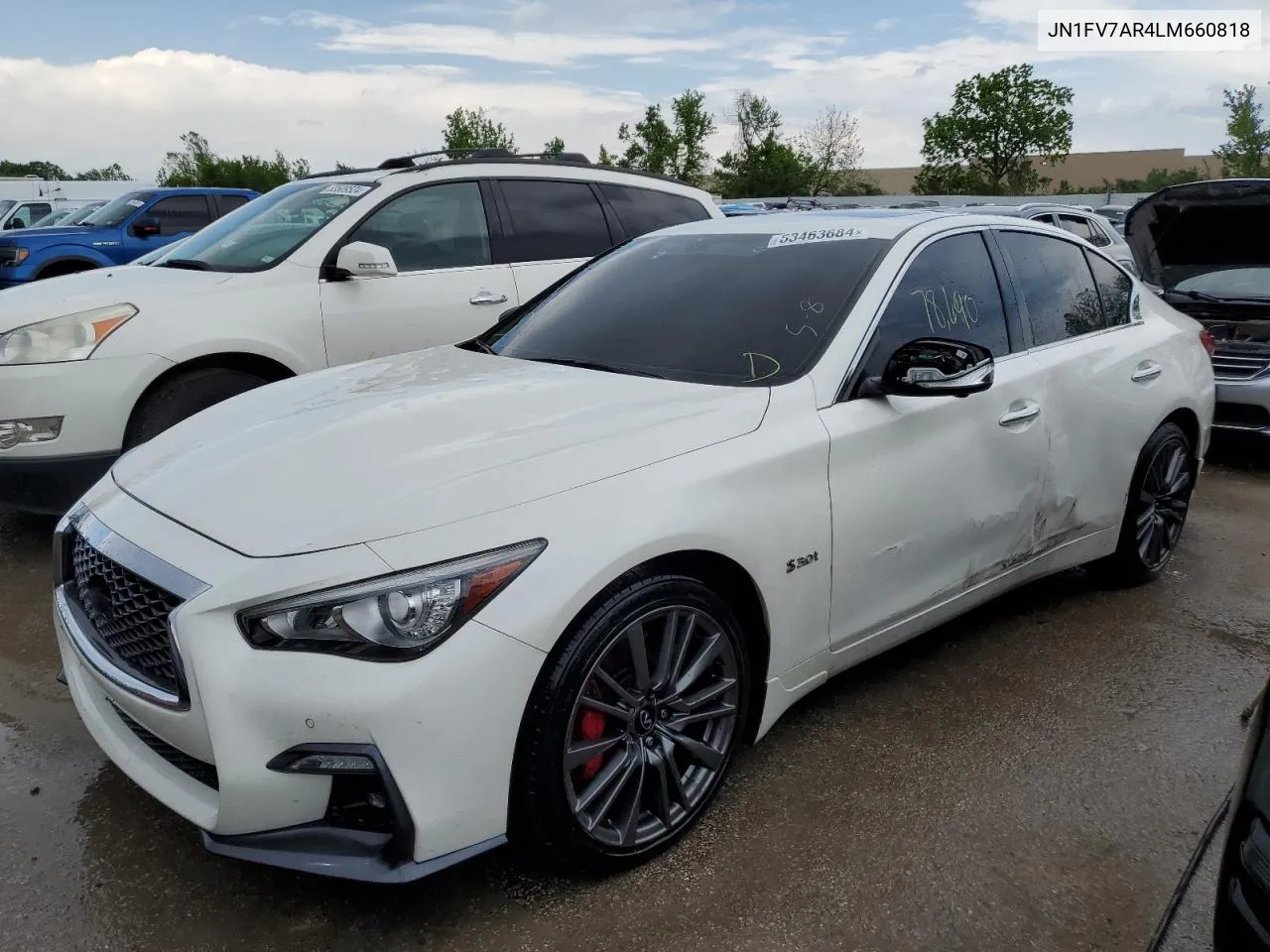 JN1FV7AR4LM660818 2020 Infiniti Q50 Red Sport 400