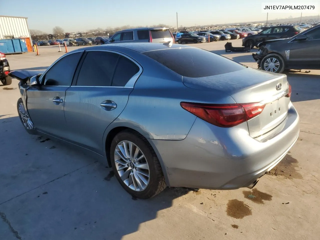 2020 Infiniti Q50 Pure VIN: JN1EV7AP9LM207479 Lot: 53664044