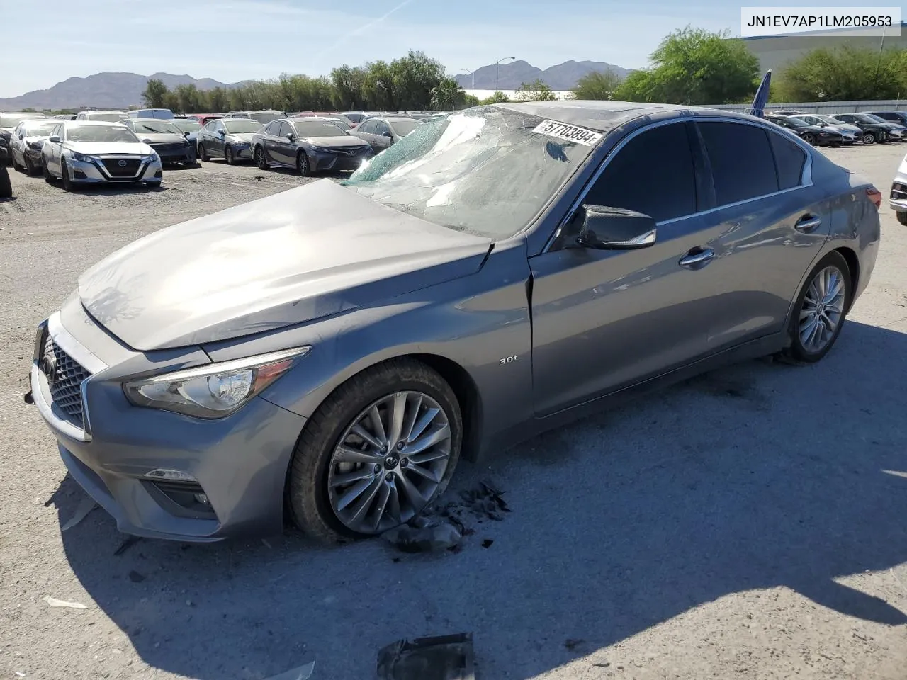 JN1EV7AP1LM205953 2020 Infiniti Q50 Pure