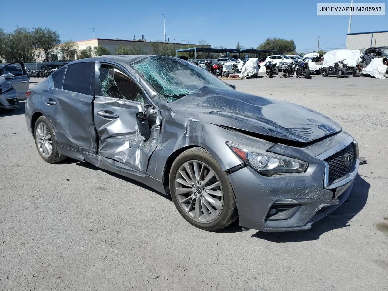 2020 Infiniti Q50 Pure VIN: JN1EV7AP1LM205953 Lot: 57703894