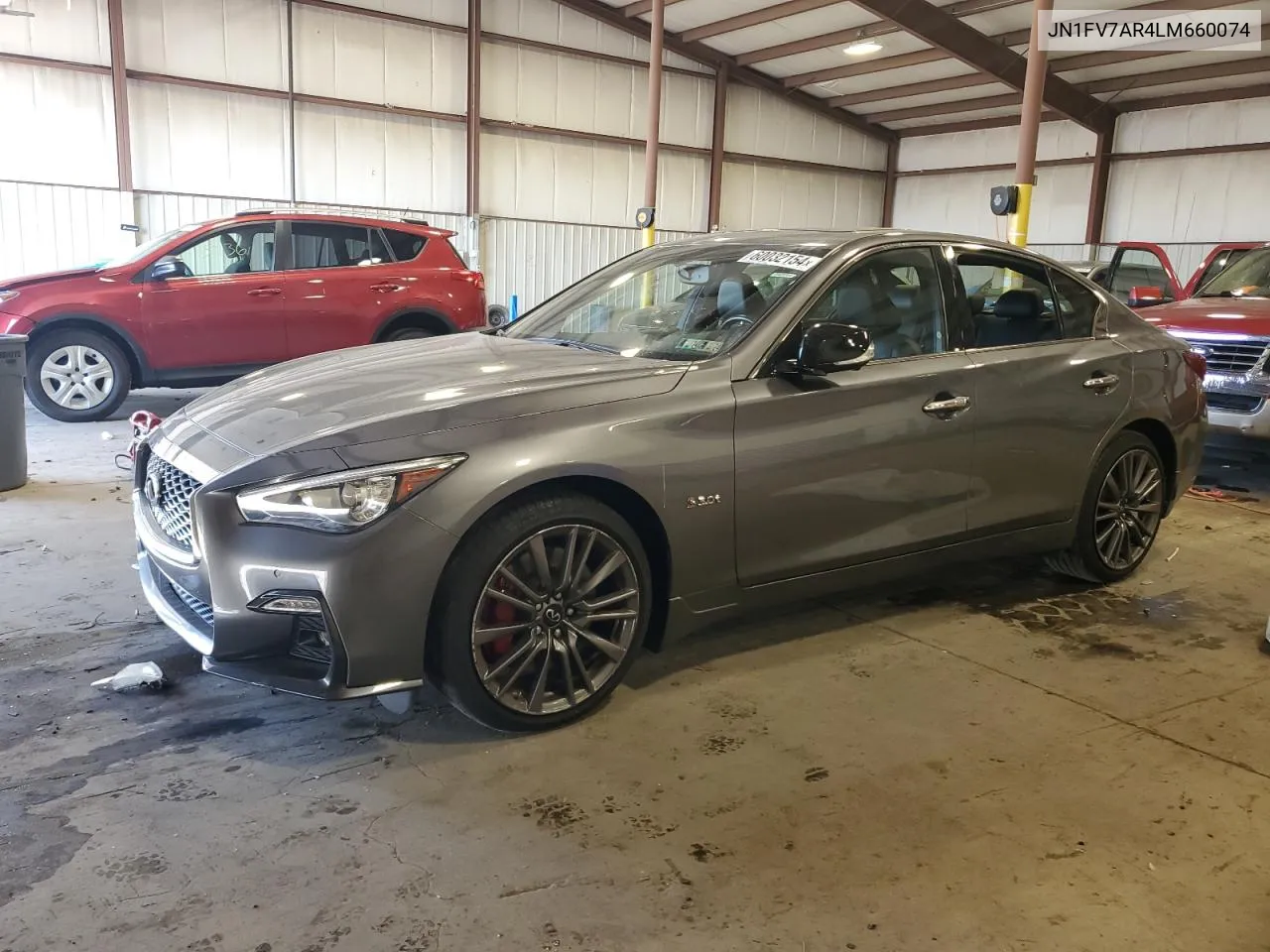 2020 Infiniti Q50 Red Sport 400 VIN: JN1FV7AR4LM660074 Lot: 60032154