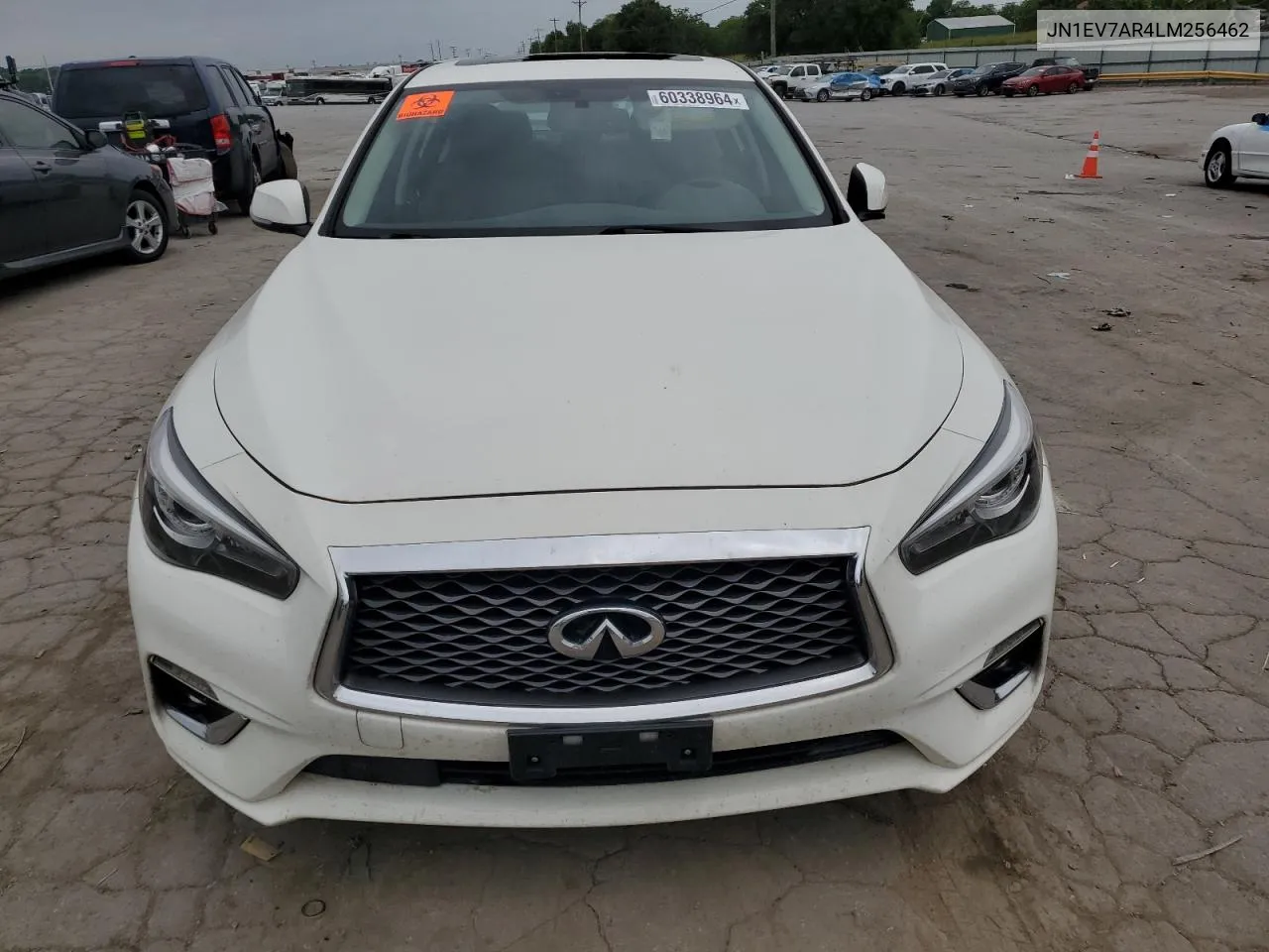 2020 Infiniti Q50 Pure VIN: JN1EV7AR4LM256462 Lot: 60338964