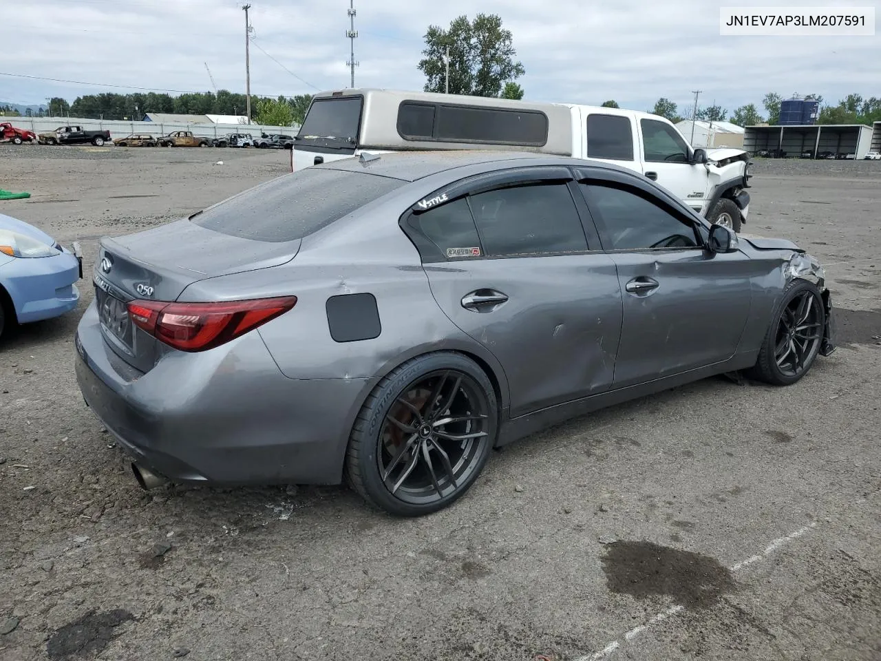 JN1EV7AP3LM207591 2020 Infiniti Q50 Pure