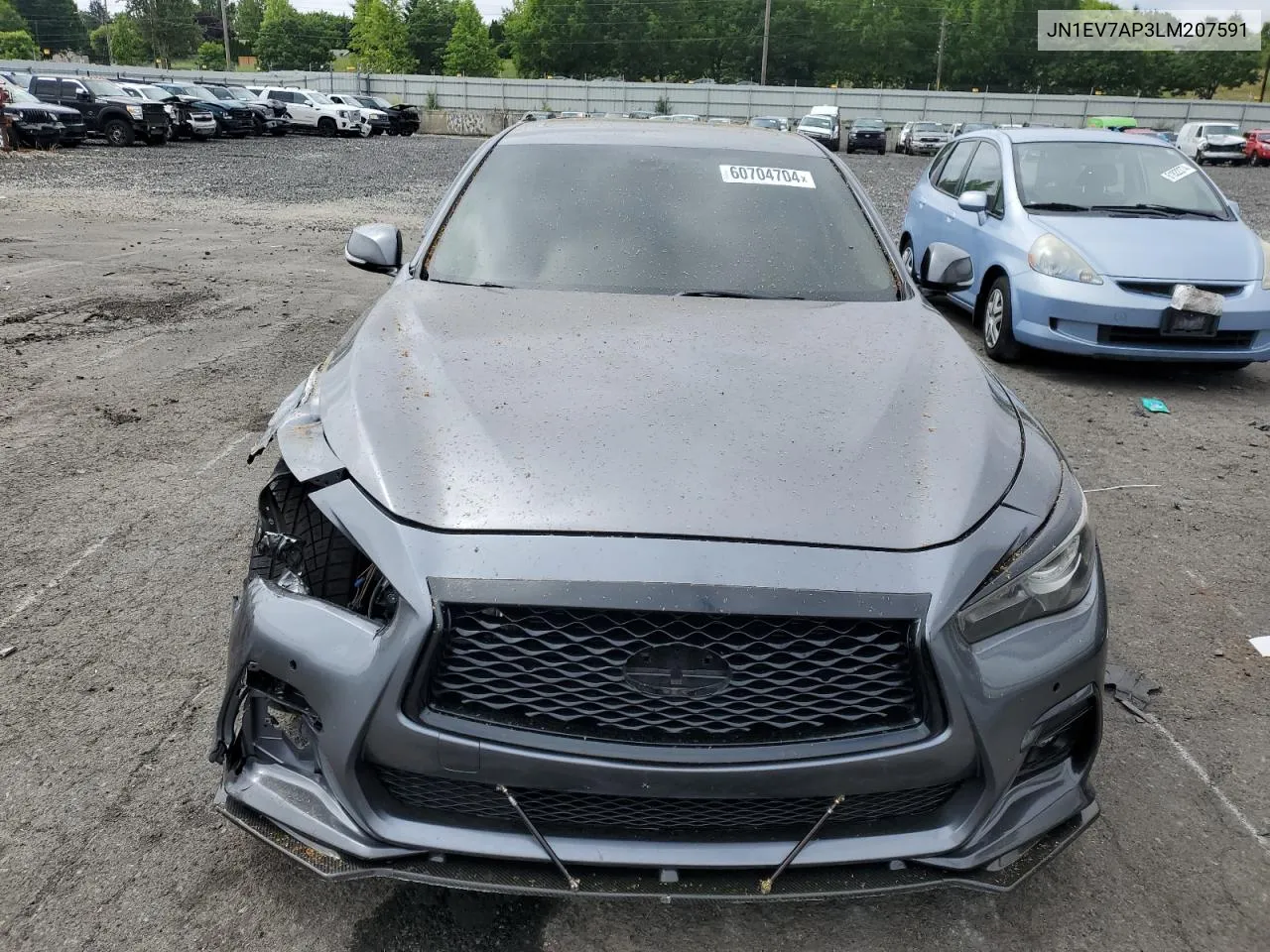 2020 Infiniti Q50 Pure VIN: JN1EV7AP3LM207591 Lot: 60704704