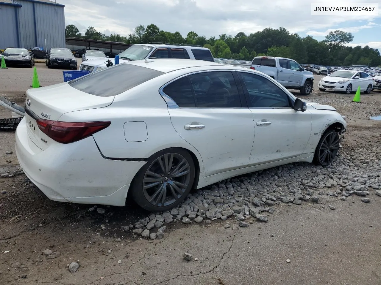 2020 Infiniti Q50 Pure VIN: JN1EV7AP3LM204657 Lot: 61009534