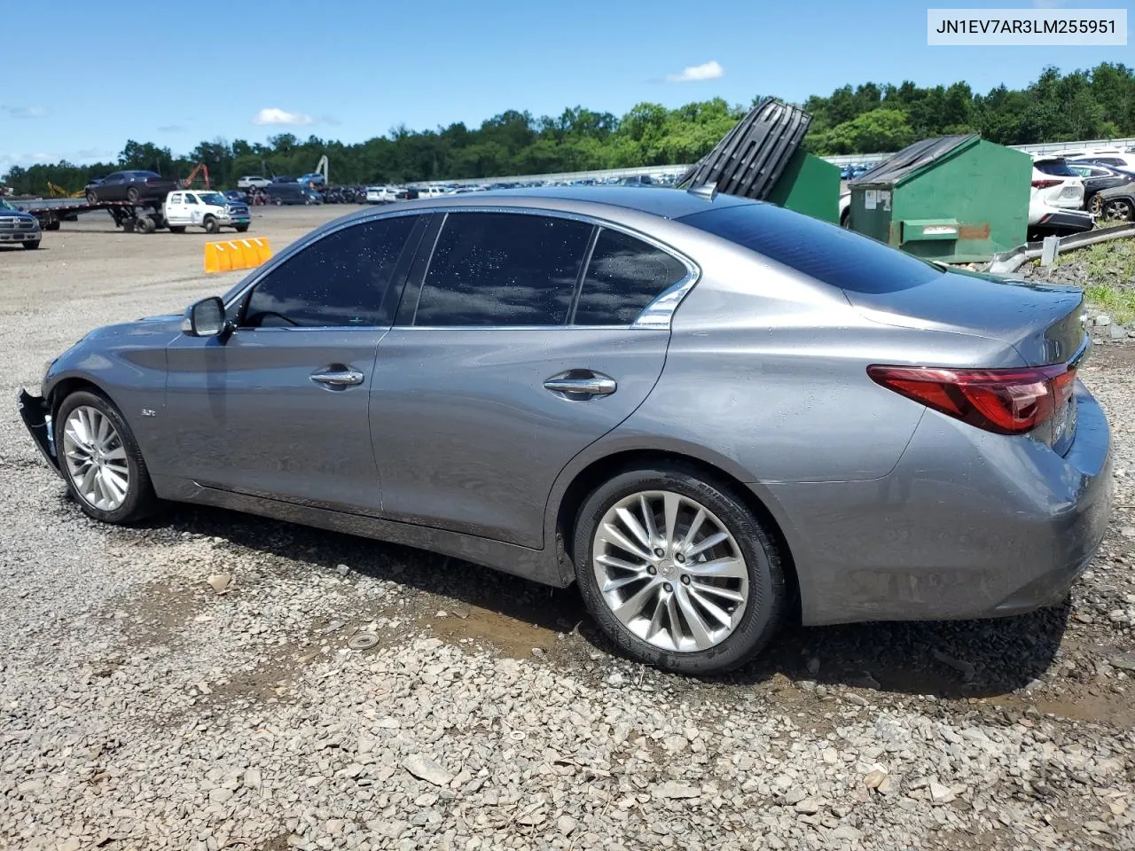 2020 Infiniti Q50 Pure VIN: JN1EV7AR3LM255951 Lot: 61116224