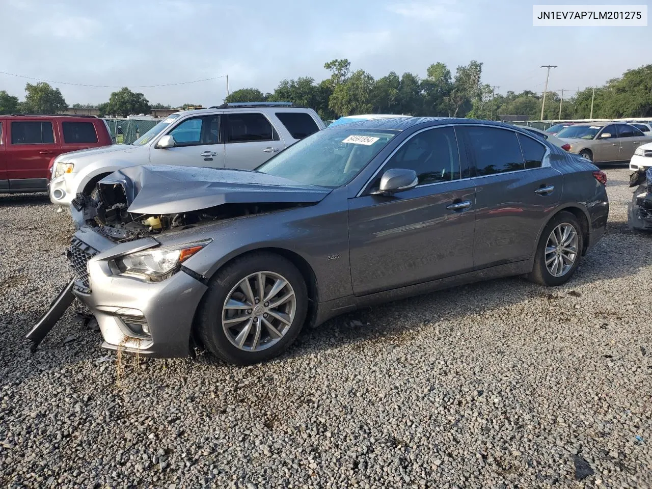 2020 Infiniti Q50 Pure VIN: JN1EV7AP7LM201275 Lot: 64591854