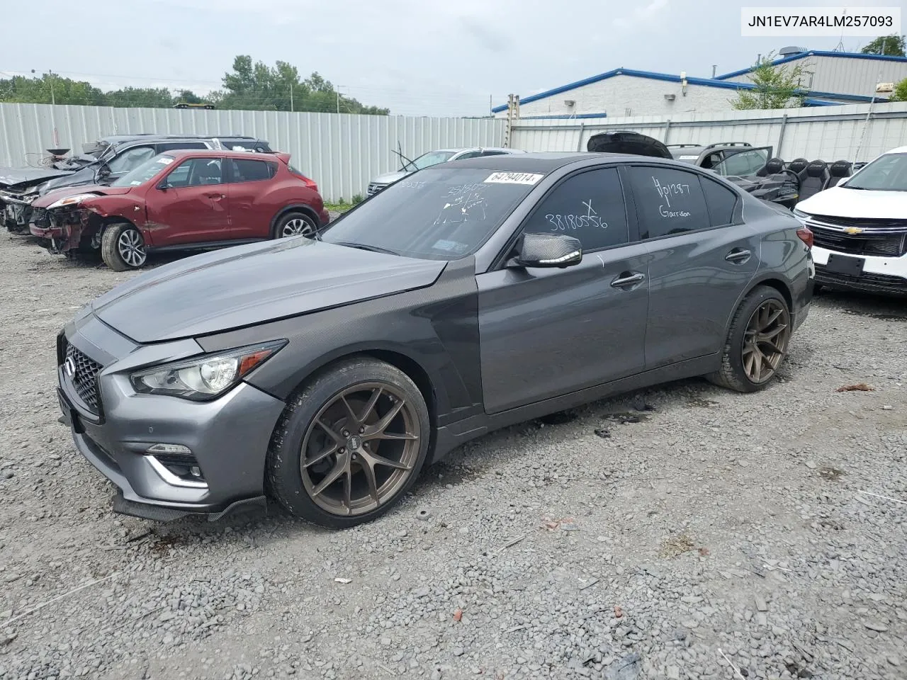 2020 Infiniti Q50 Pure VIN: JN1EV7AR4LM257093 Lot: 64794014