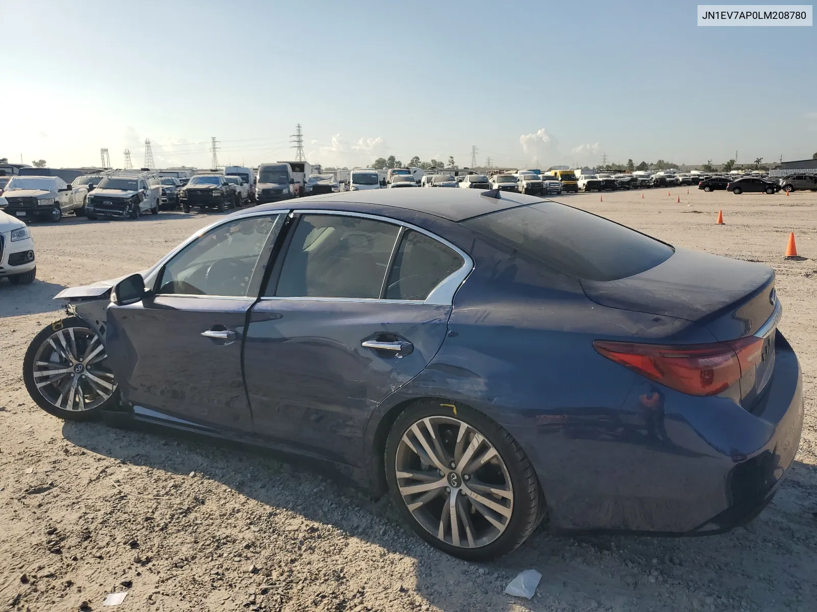 2020 Infiniti Q50 Pure VIN: JN1EV7AP0LM208780 Lot: 66613814