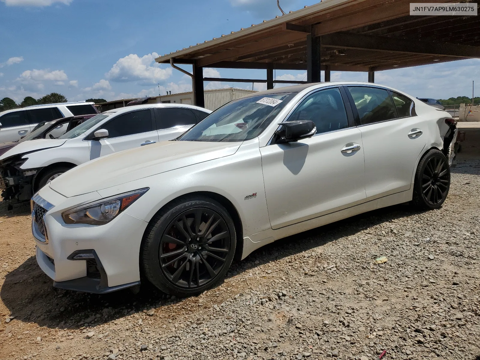 2020 Infiniti Q50 Red Sport 400 VIN: JN1FV7AP9LM630275 Lot: 67312064