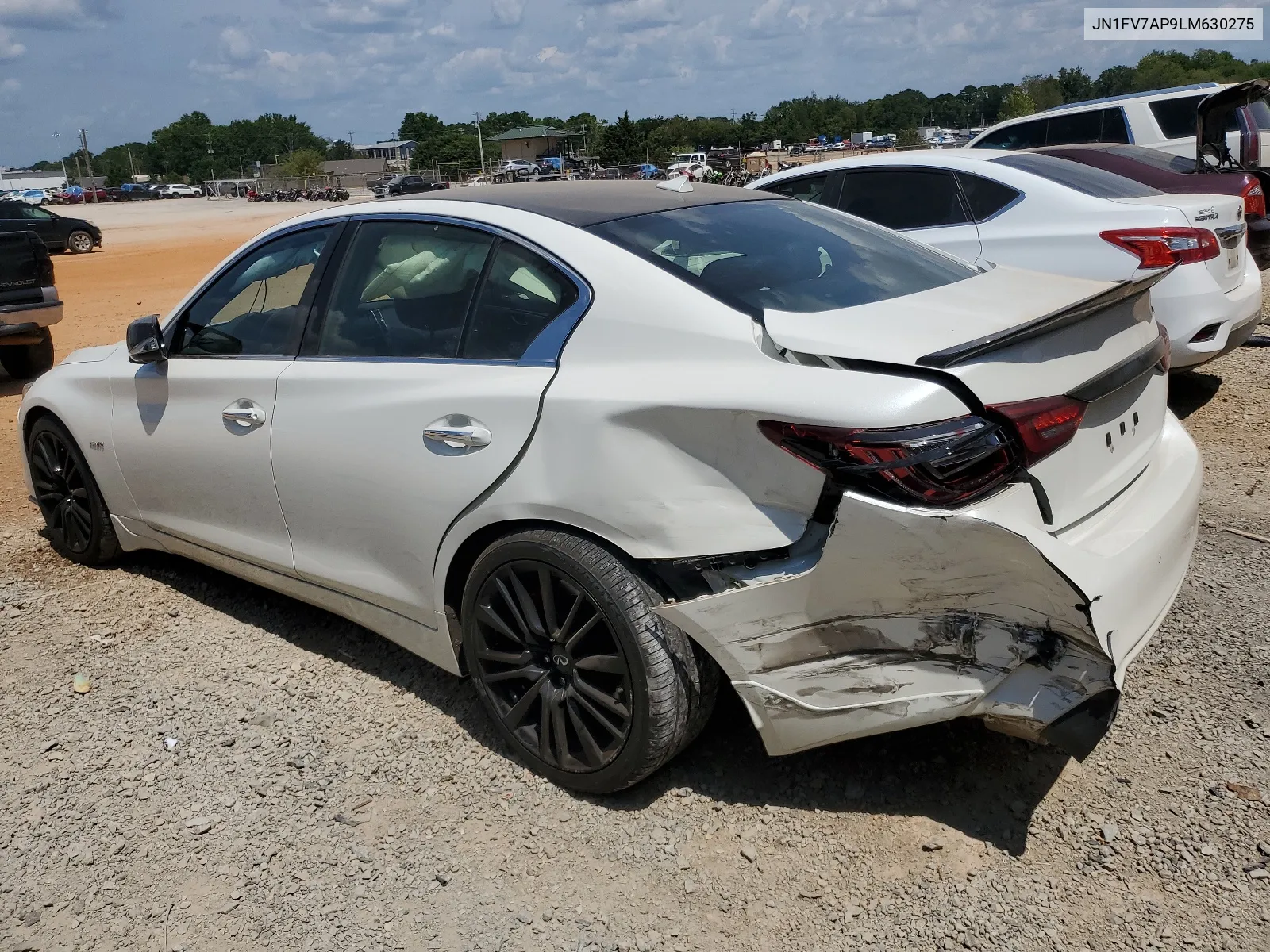 2020 Infiniti Q50 Red Sport 400 VIN: JN1FV7AP9LM630275 Lot: 67312064