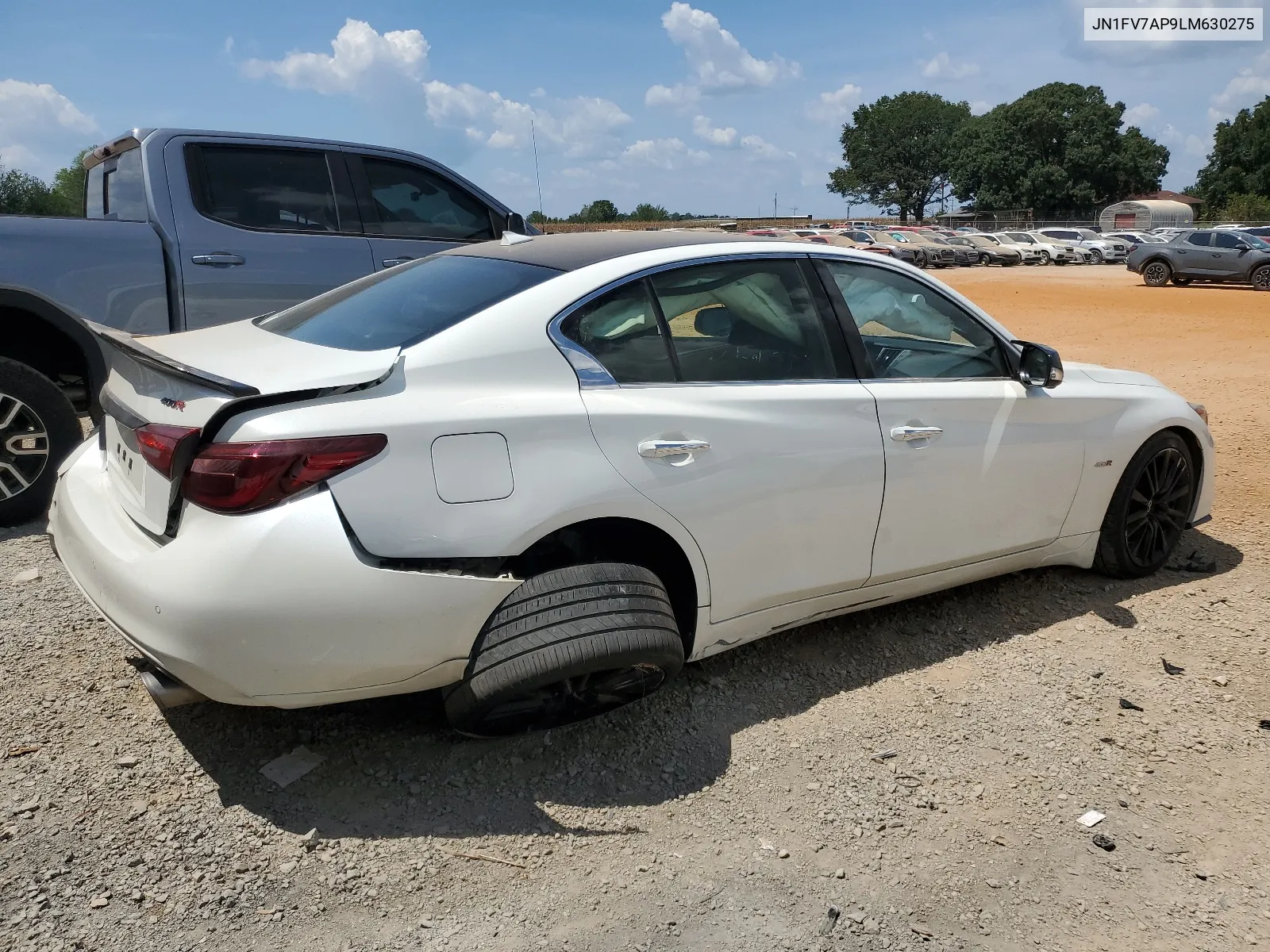 2020 Infiniti Q50 Red Sport 400 VIN: JN1FV7AP9LM630275 Lot: 67312064