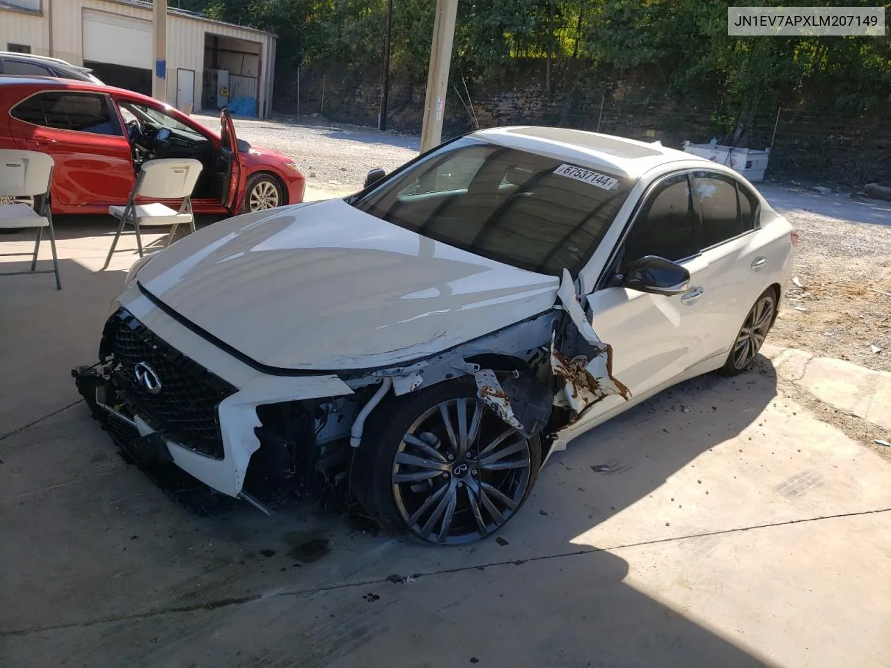 JN1EV7APXLM207149 2020 Infiniti Q50 Pure