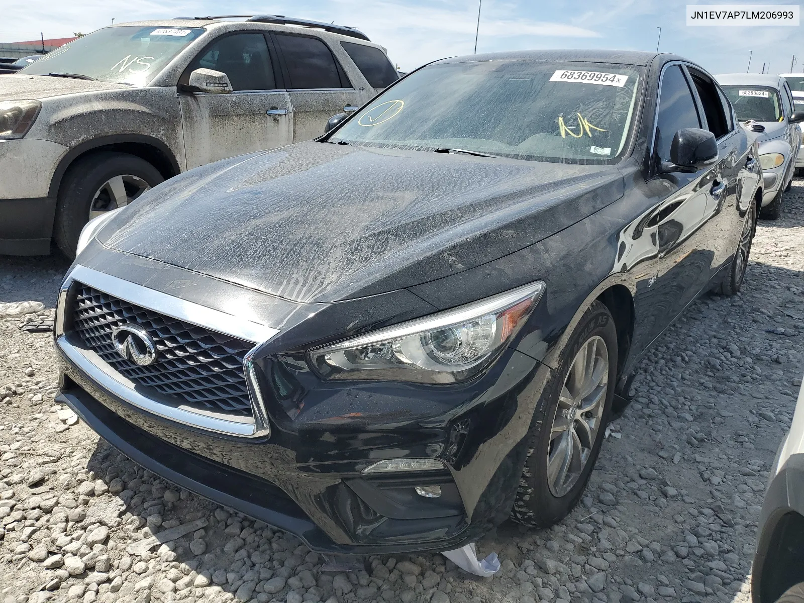 2020 Infiniti Q50 Pure VIN: JN1EV7AP7LM206993 Lot: 68369954