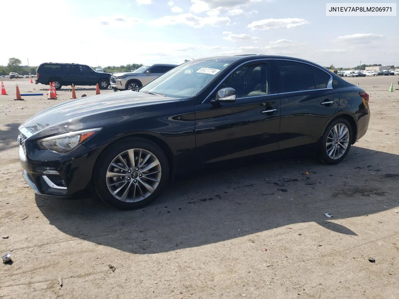 2020 Infiniti Q50 Pure VIN: JN1EV7AP8LM206971 Lot: 68427774