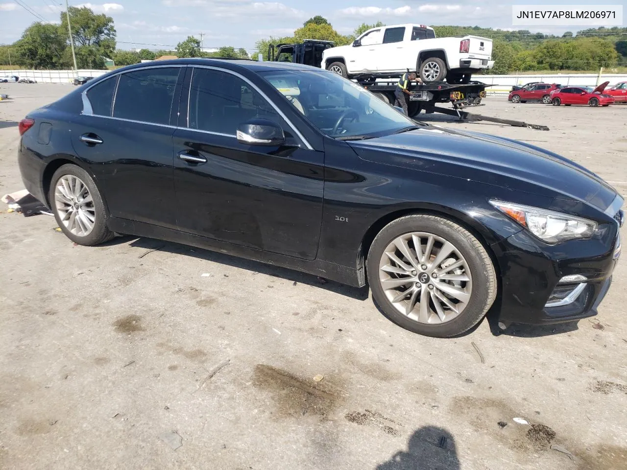 2020 Infiniti Q50 Pure VIN: JN1EV7AP8LM206971 Lot: 68427774