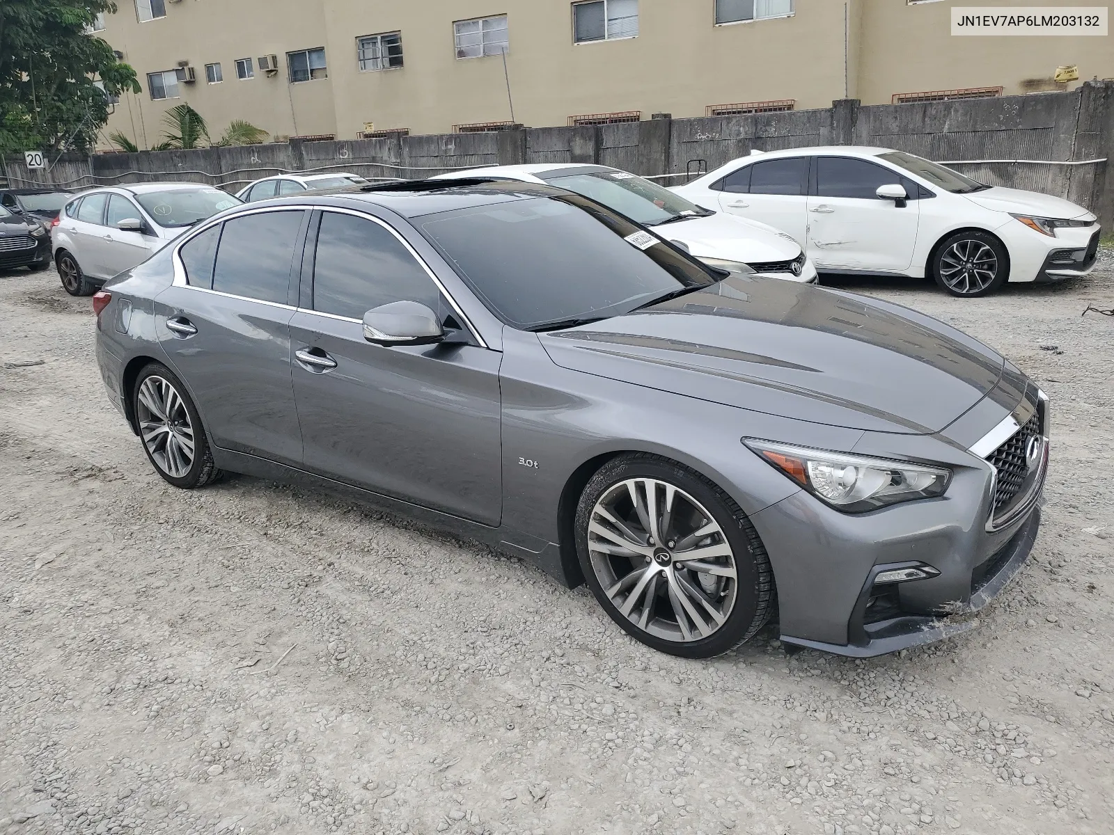 2020 Infiniti Q50 Pure VIN: JN1EV7AP6LM203132 Lot: 68522804