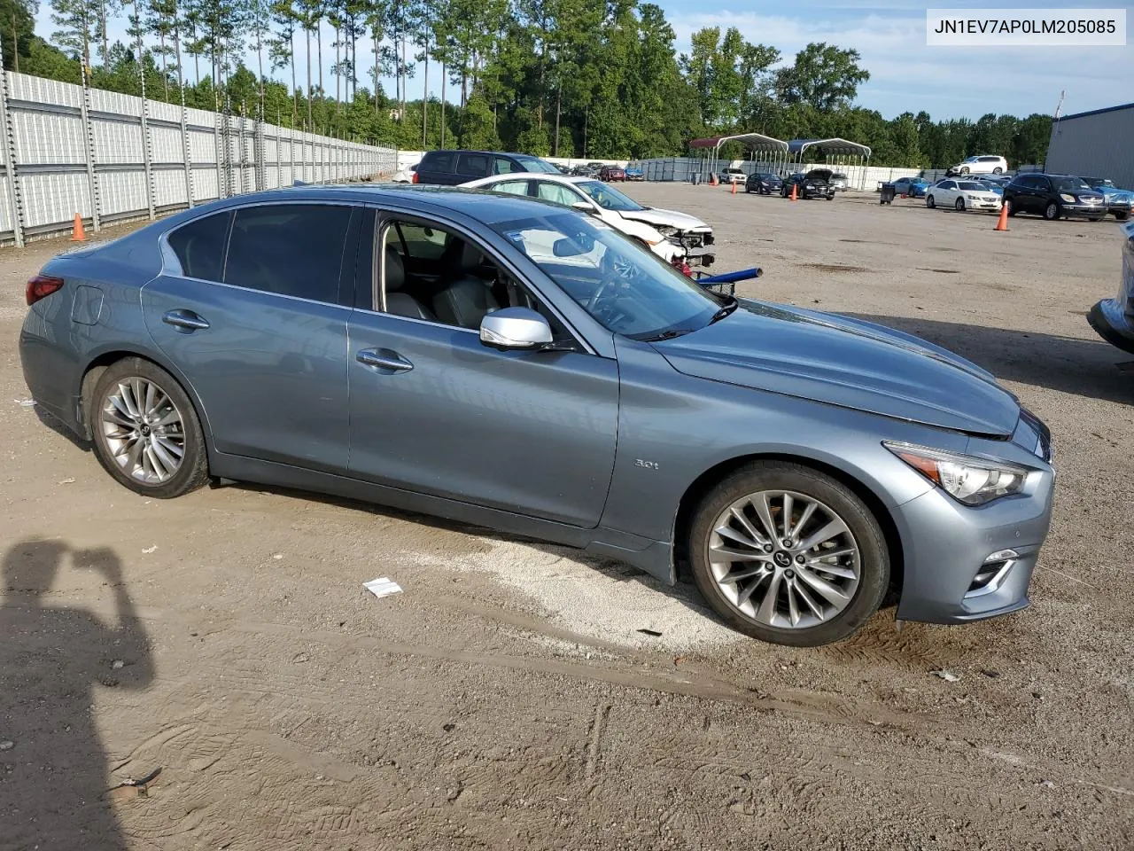 2020 Infiniti Q50 Pure VIN: JN1EV7AP0LM205085 Lot: 68622244