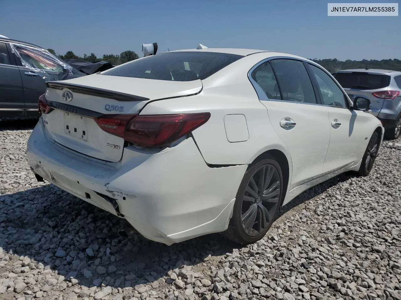 2020 Infiniti Q50 Pure VIN: JN1EV7AR7LM255385 Lot: 68931254