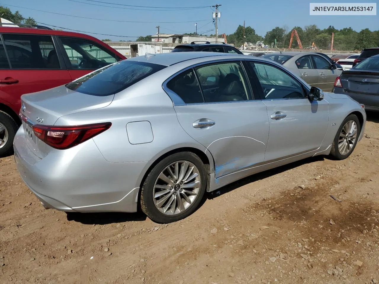 2020 Infiniti Q50 Pure VIN: JN1EV7AR3LM253147 Lot: 69243074