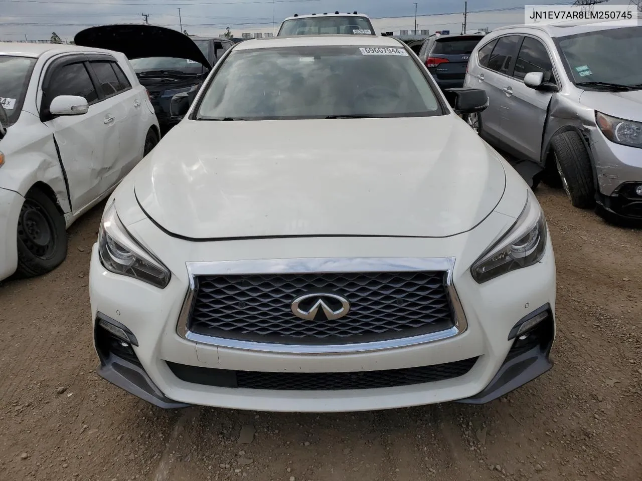 2020 Infiniti Q50 Pure VIN: JN1EV7AR8LM250745 Lot: 69667944