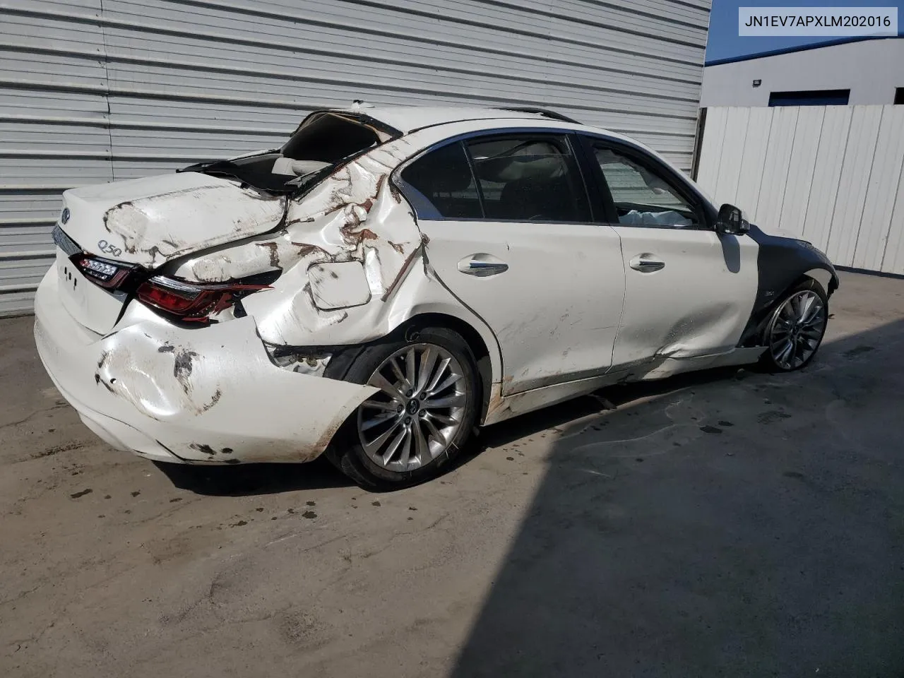 JN1EV7APXLM202016 2020 Infiniti Q50 Pure