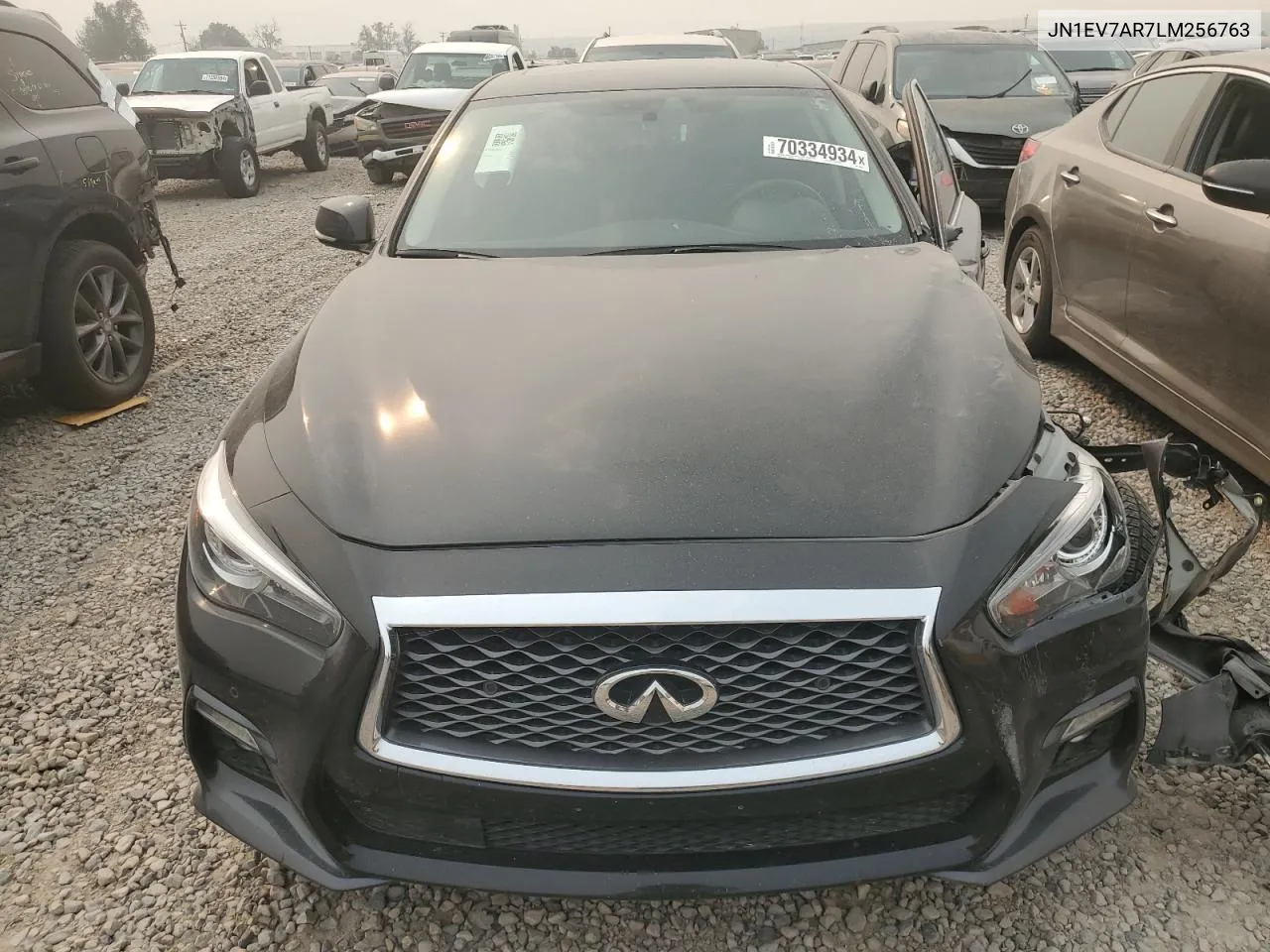 2020 Infiniti Q50 Pure VIN: JN1EV7AR7LM256763 Lot: 70334934