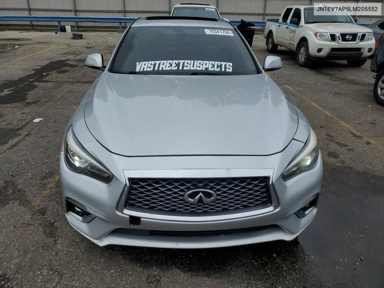 2020 Infiniti Q50 Pure VIN: JN1EV7AP5LM205552 Lot: 70341704