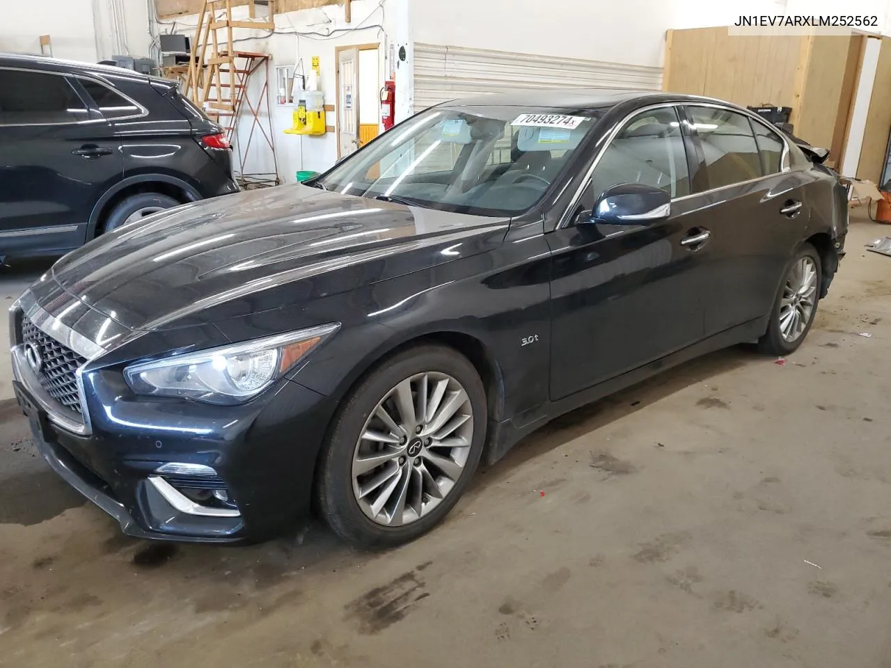 2020 Infiniti Q50 Pure VIN: JN1EV7ARXLM252562 Lot: 70493274