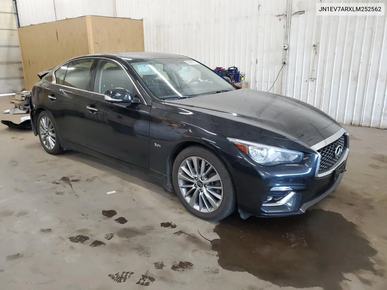 2020 Infiniti Q50 Pure VIN: JN1EV7ARXLM252562 Lot: 70493274