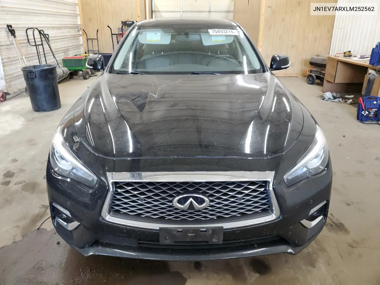 2020 Infiniti Q50 Pure VIN: JN1EV7ARXLM252562 Lot: 70493274