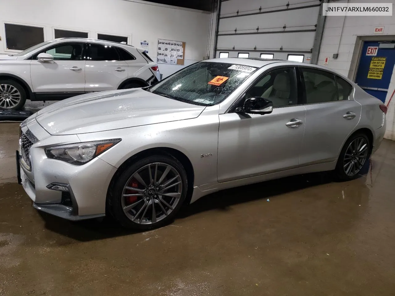 JN1FV7ARXLM660032 2020 Infiniti Q50 Red Sport 400