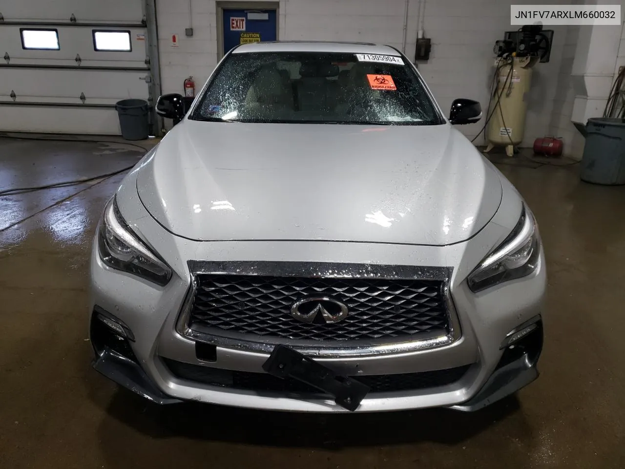 2020 Infiniti Q50 Red Sport 400 VIN: JN1FV7ARXLM660032 Lot: 71305904