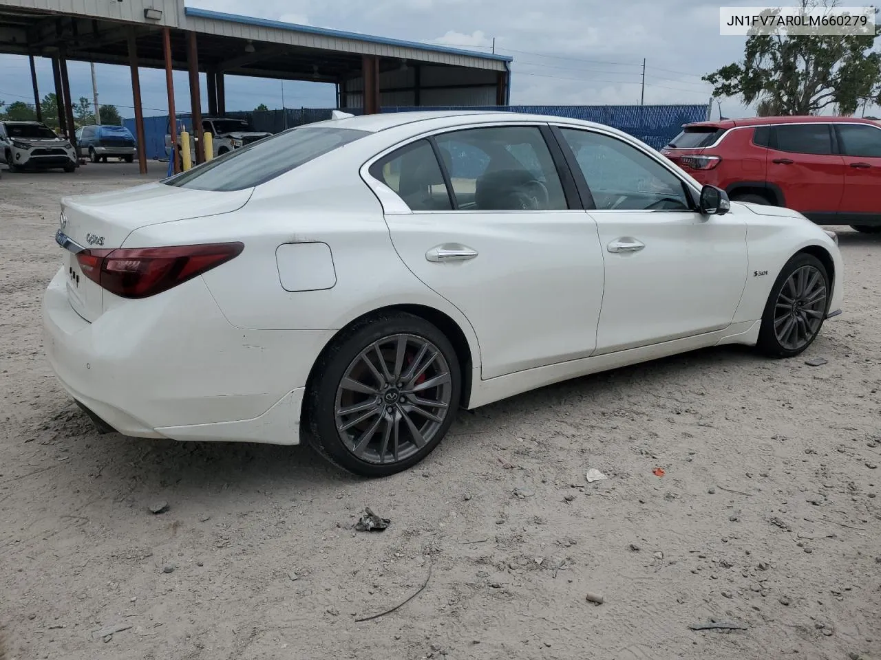 JN1FV7AR0LM660279 2020 Infiniti Q50 Red Sport 400