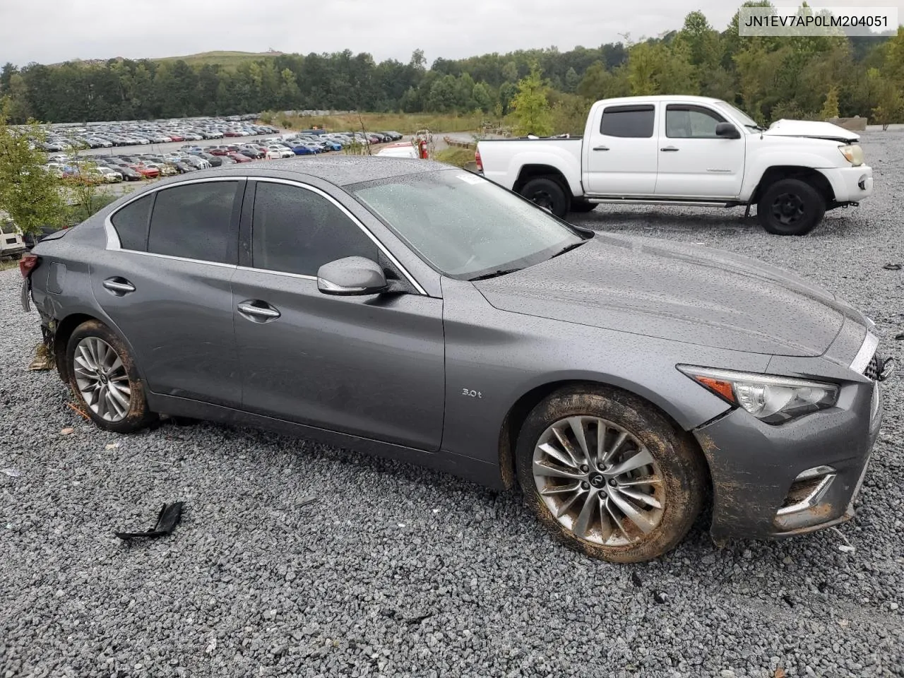 2020 Infiniti Q50 Pure VIN: JN1EV7AP0LM204051 Lot: 71569654