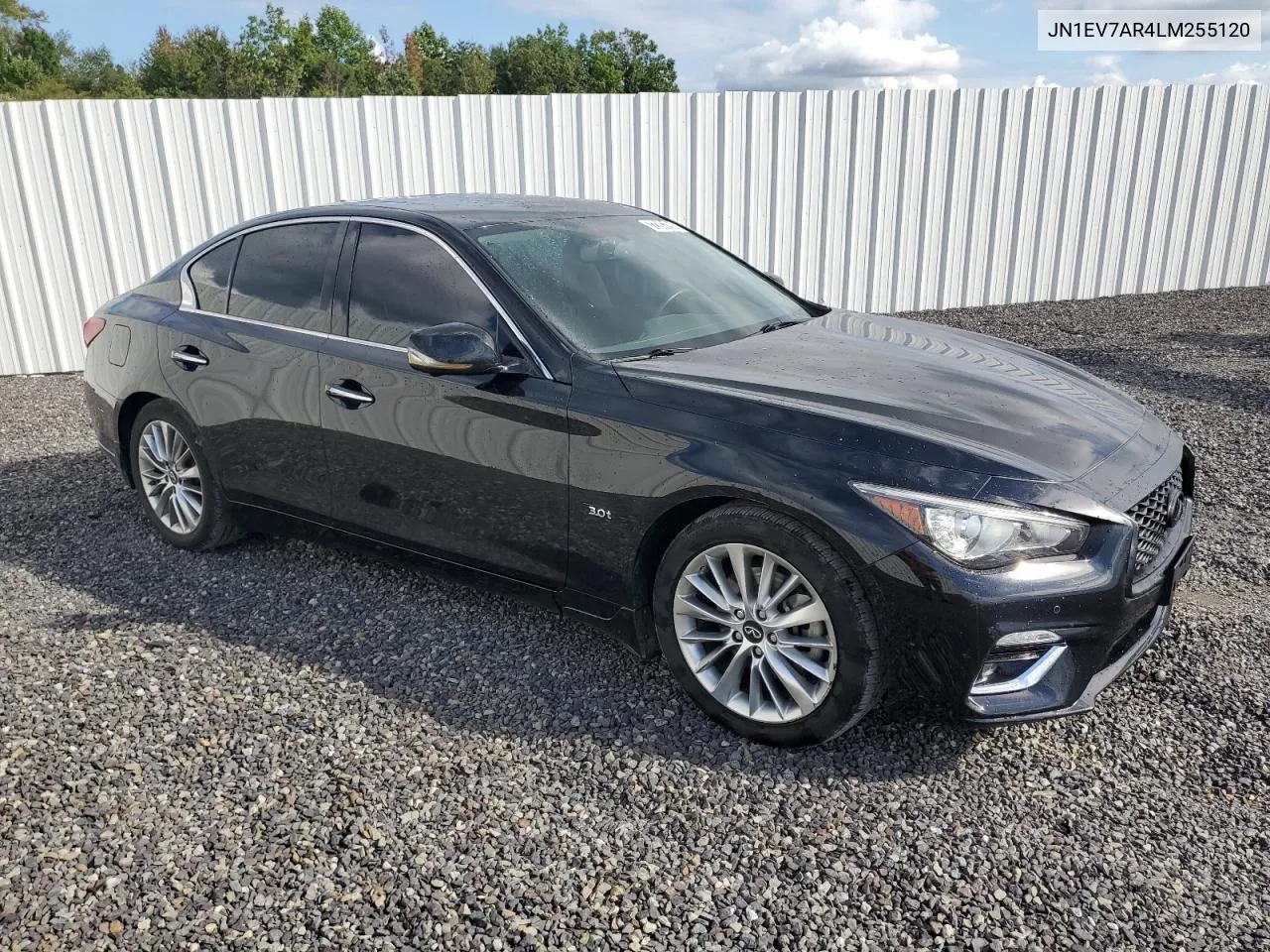 2020 Infiniti Q50 Pure VIN: JN1EV7AR4LM255120 Lot: 72243194