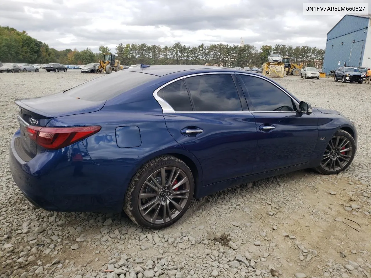 2020 Infiniti Q50 Red Sport 400 VIN: JN1FV7AR5LM660827 Lot: 72661204