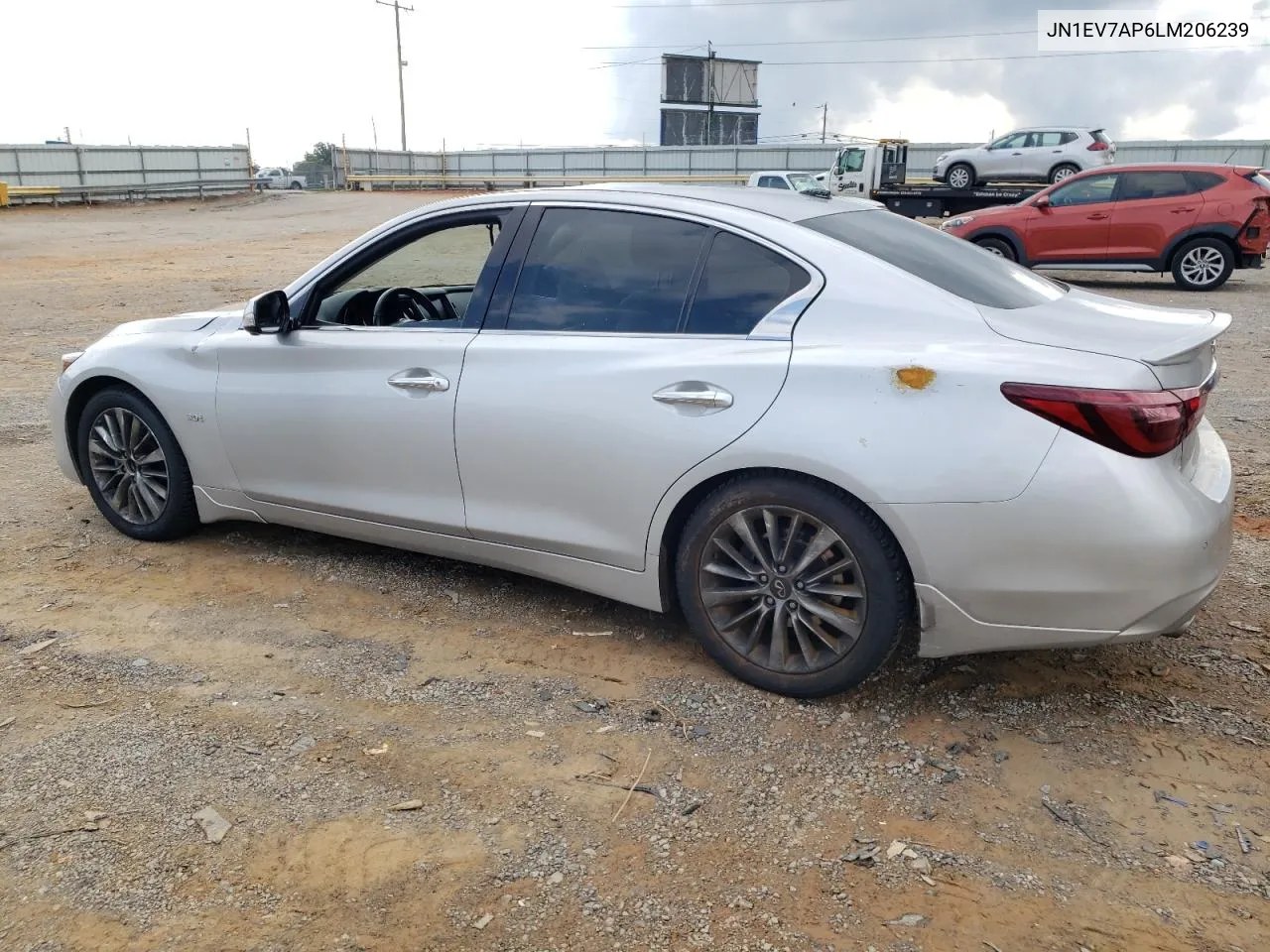 2020 Infiniti Q50 Pure VIN: JN1EV7AP6LM206239 Lot: 73359514