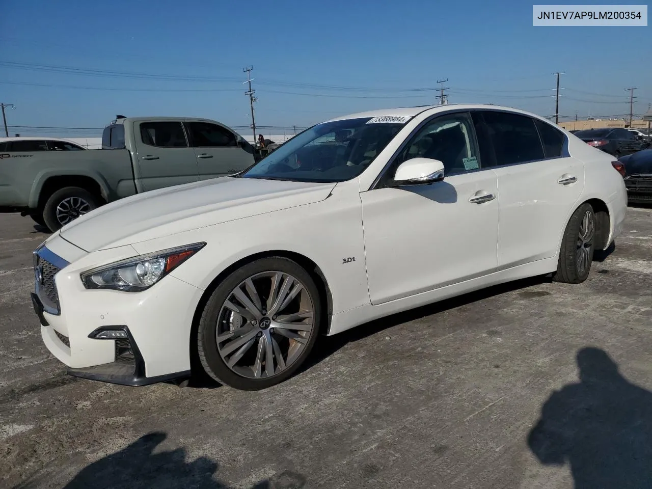 2020 Infiniti Q50 Pure VIN: JN1EV7AP9LM200354 Lot: 73368984