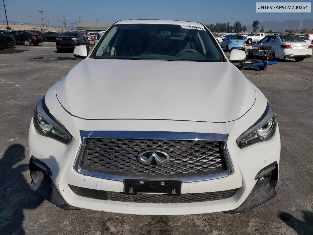 2020 Infiniti Q50 Pure VIN: JN1EV7AP9LM200354 Lot: 73368984