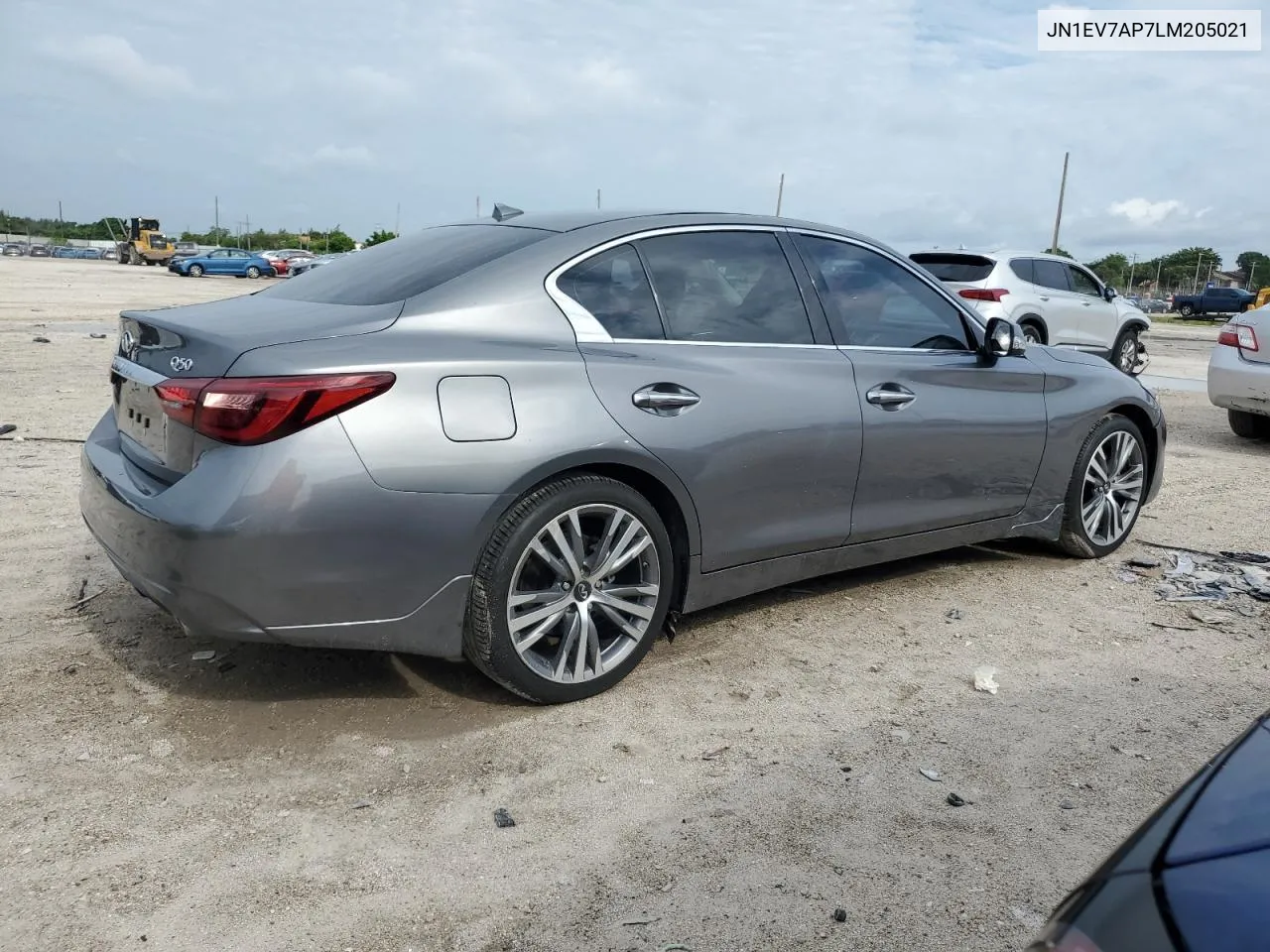 2020 Infiniti Q50 Pure VIN: JN1EV7AP7LM205021 Lot: 73703644